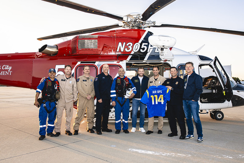 (PRIVATE ALBUM) LA Rams Draft Day at AirOps - BTS photos