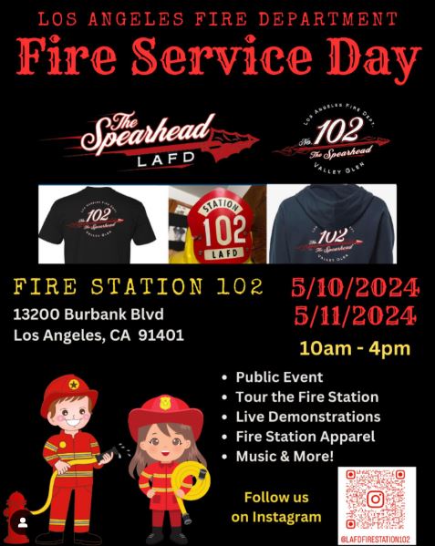 Fire Station 102 Fire Service Day Flyer