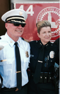 Operations West Bureau Commanders smiling.