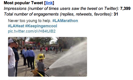 Young boy wearing fire helmet misting hot runners with fire hose.
